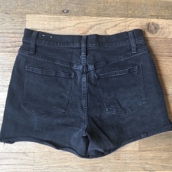 High waisted black Madewell shorts - Picture 3 of 9